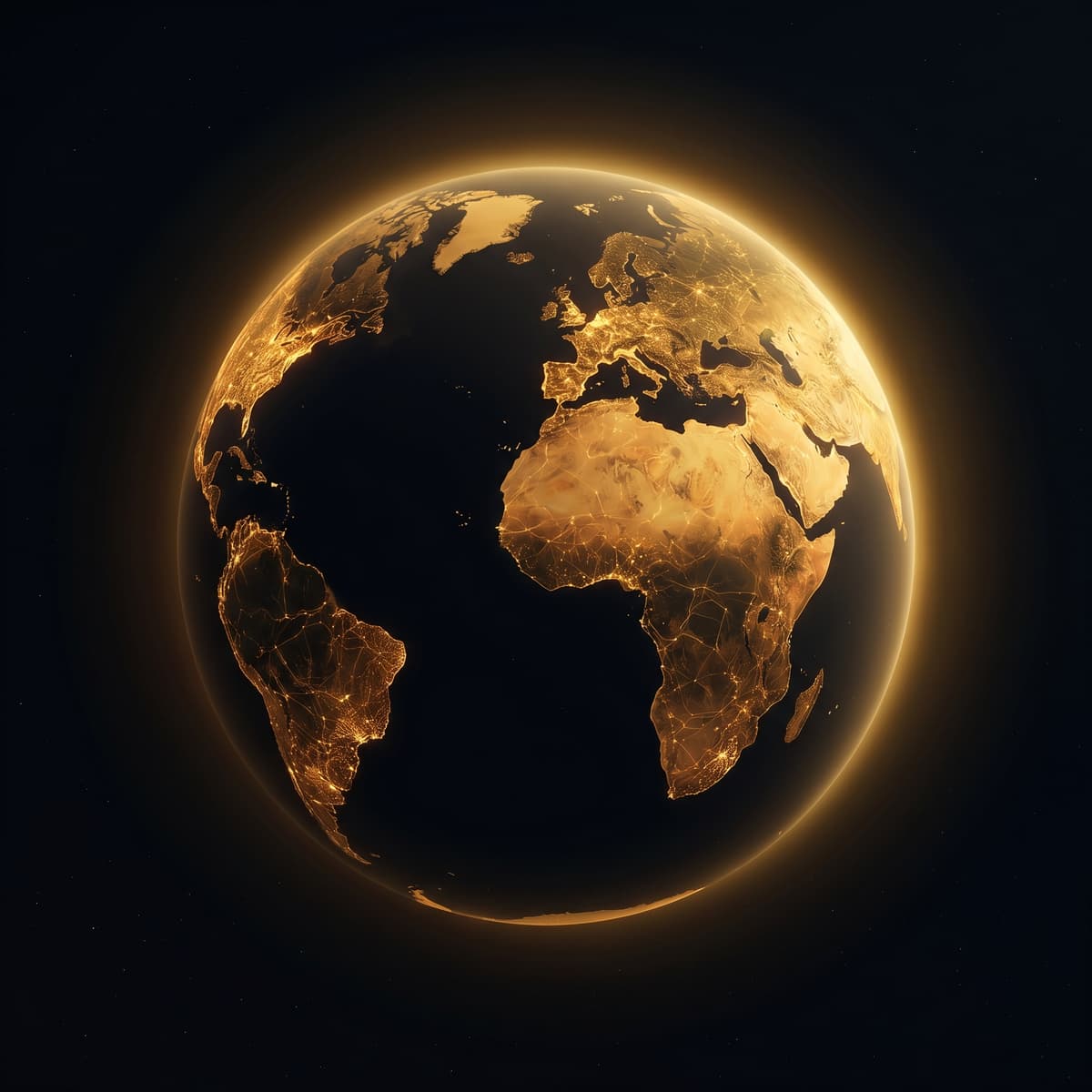 Global investment network visualization